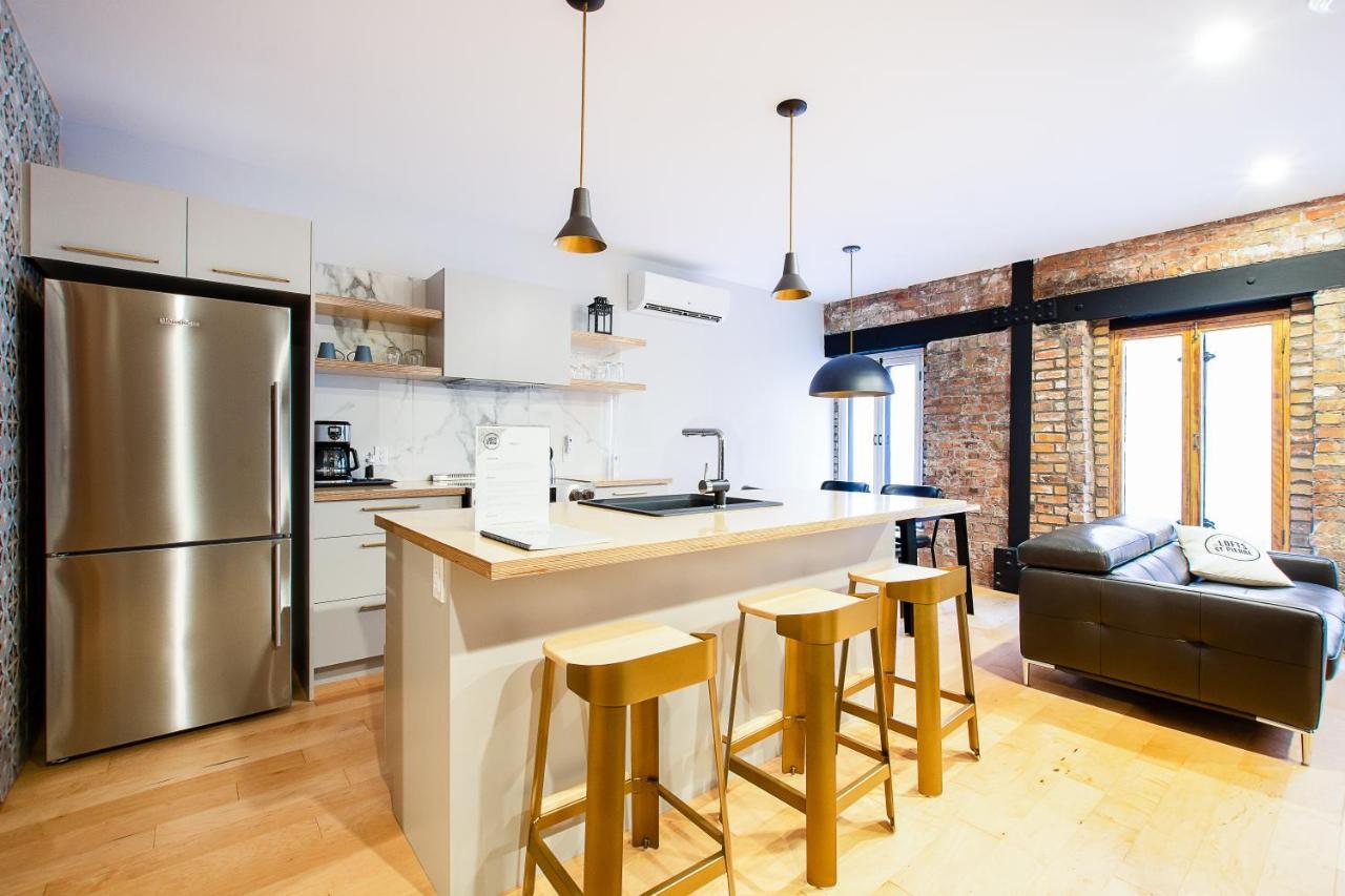 Les Lofts St-Pierre - Par Les Lofts Vieux-Quebec Apartment Ruang foto
